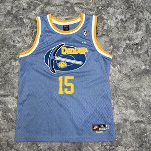 VINTAGE NBA Nike Team Carmelo Anthony Denver Nuggets Jersey Rewind #15 XL +2